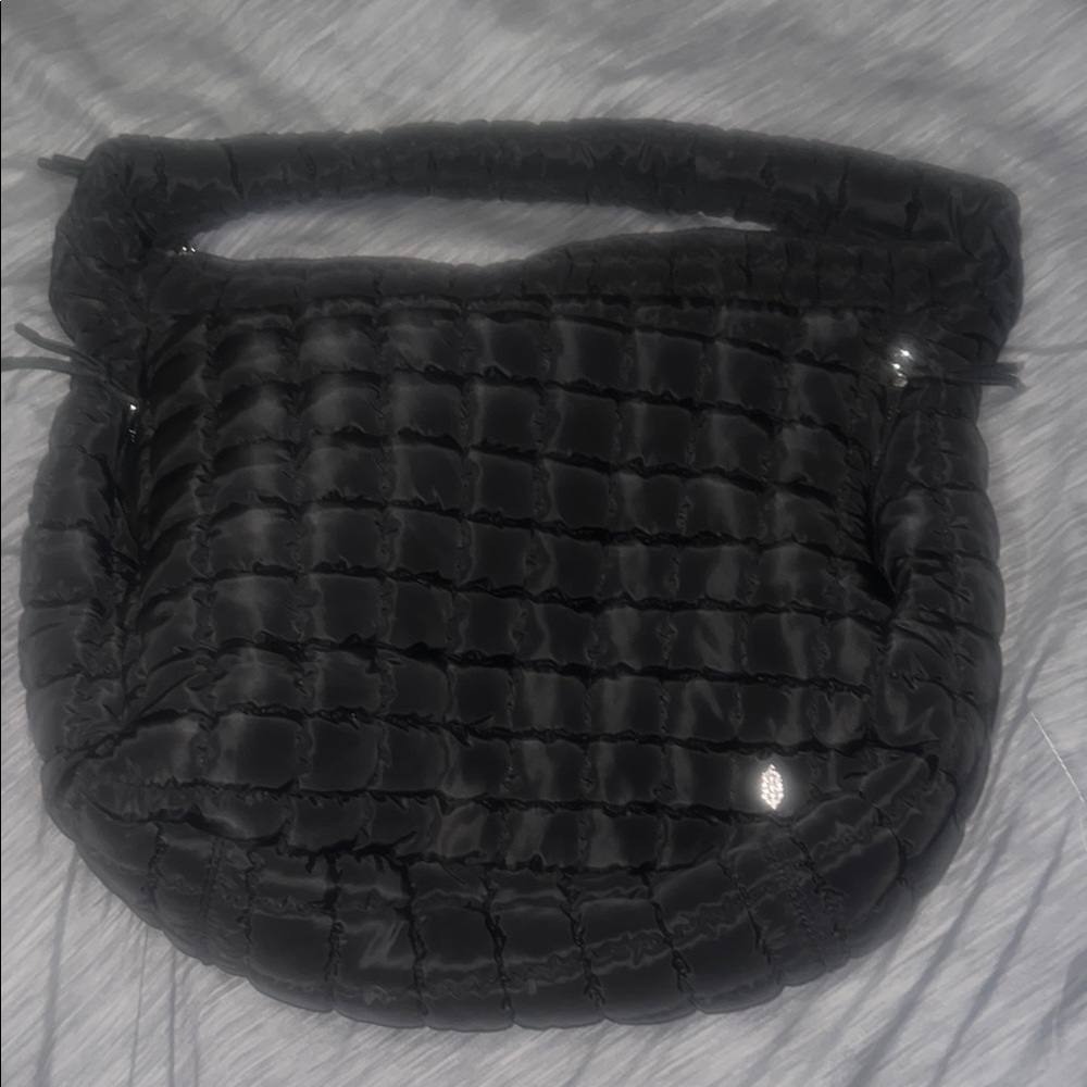 Free People Movement Black Quilted Carryall Bag